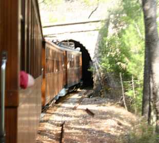 Tunneleinfahrt Zug Soller
