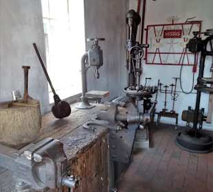 In der historischen Schmiede des Museums