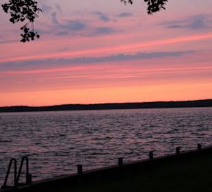 Abendrot am Steinhuder Meer