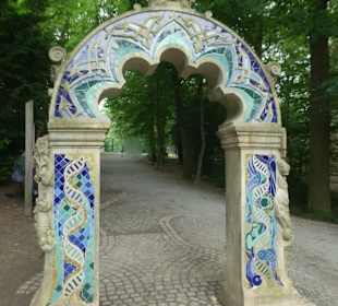 Bei einem Bummel durch den Wildpark an den Eichen