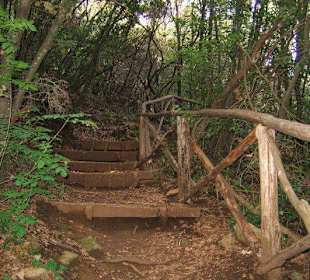 Beschwerlicher Weg zur Necropoli delle Grotte