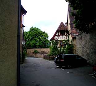 Stadtmauer in Rothenburg o.d. Tauber