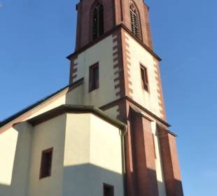 Die Kirche „St. Johannes der Täufer“ in Euerdorf