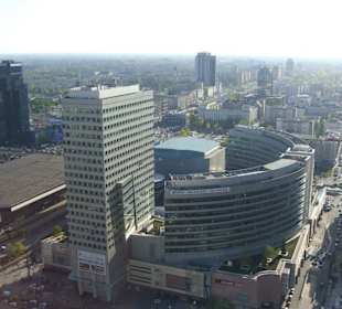 Widok z pałacu kultury