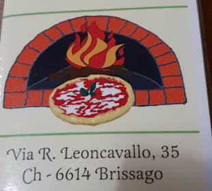 Die Speisekarte mit Info