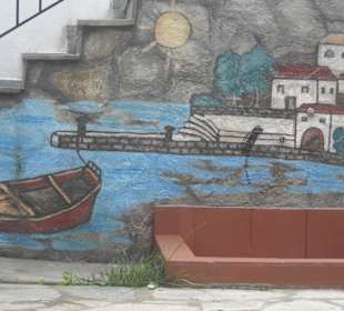 Malowidła na domach w Kriopigi