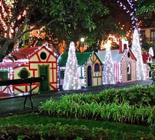 Weihnachtsbeleuchtung in Funchal