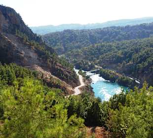 Ausblick vom Staudamm
