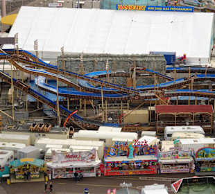 Blick auf den Freimarkt aus dem Riesenrad