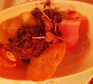 Teil vom Fünf Gänge Menü