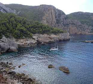 Ausblick Cala d'Albarca