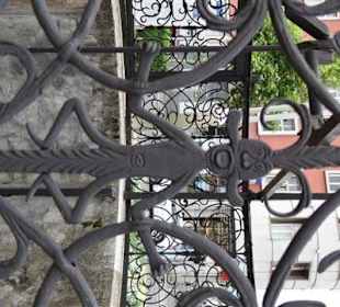 Detailansicht der Brunnenlaube