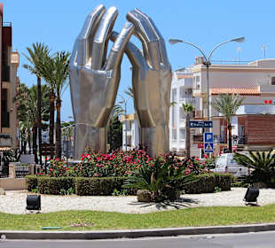 Straßeninsel mal anders, in Rota