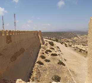Außenmauer der Kasbah