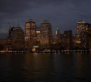 Manhattan über den Hudson River