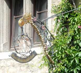 Zunftschild in Rothenburg ob der Tauber