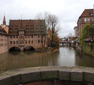 Heilig-Geist-Spital von der Museumsbrücke 