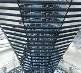 In der Reichstagskuppel