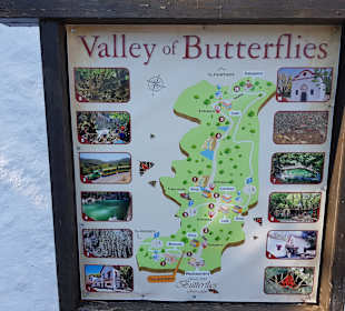 Peta Loudhes / Tal der Schmetterlinge