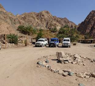 Station während der Jeep-Safari