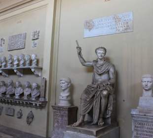 Pictures of statue in Vatican Museum, Rome, Italy 