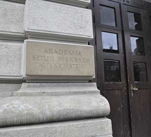 Budynek przy placu Matejki - wejście