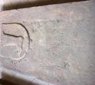 Fränkischer Adel Grabsteinplatten