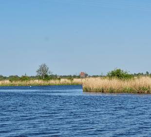 Peene-hinten der Speicher von Loitz