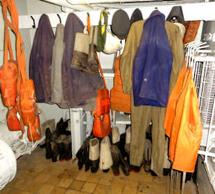 Trockenraum für nasse Bekleidung