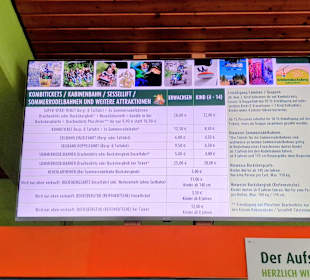 Die Preisliste