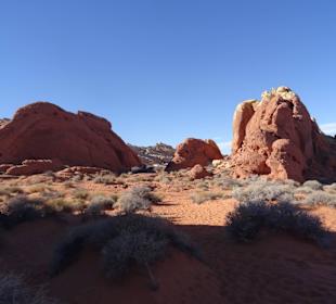 Im Valley of Fire unterwegs