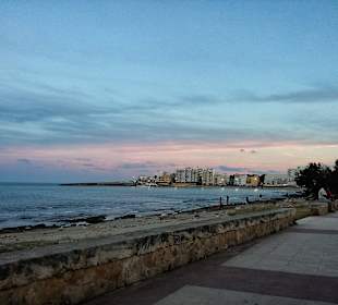 Am Ende der Strandpromenade
