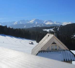 Widok z tarasu karczmy