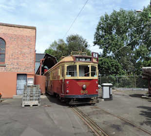 Alte Trams aus Melbourne