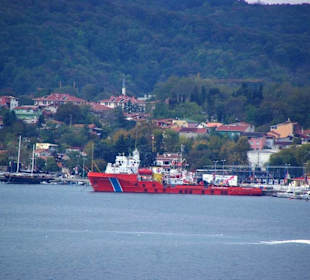 26.10.Rückfahrt von Jalta nach Santorin Durchfahrt 