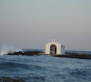 Kapelle bei rauer See nicht erreichbar