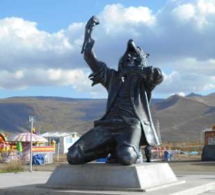 Schamanenskulptur im Nationalpark Ulaanbaatar