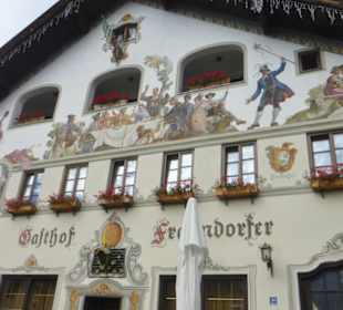 Lüftlmalerei im Ortsteil Partenkirchen