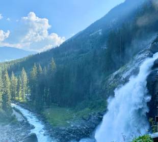 Erste Kaskade! Wir steigen höher!