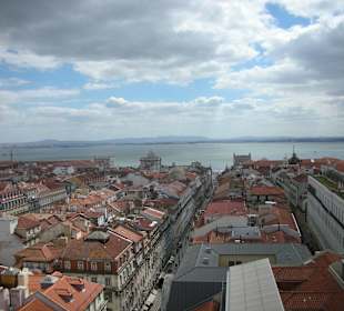 Die Baixa und der Tejo