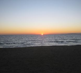 Sonnenuntergang im Dezember
