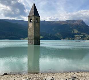 Kirchturm im Reschensee