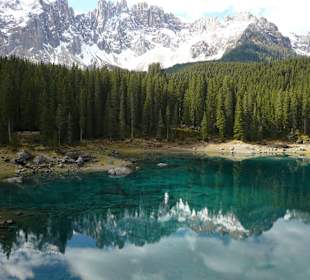 Karersee in direkter Nähe