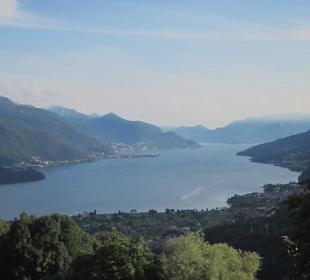 Peglio Blick zum See