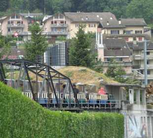 Zugfahrt im Park