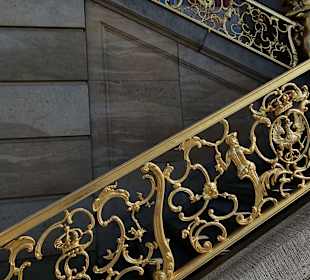 Fahnen-oder Puttentreppe