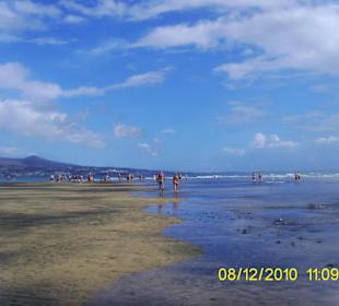 Strandsituation Maspalomas Gran Canaria