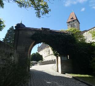 Bei der Besichtigung der Veste Coburg