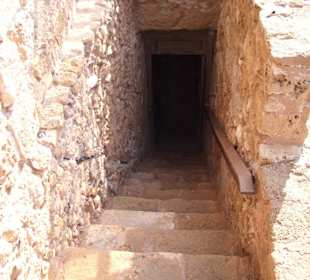 Treppe ins Innere