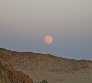 Mondaufgang in der Wüste